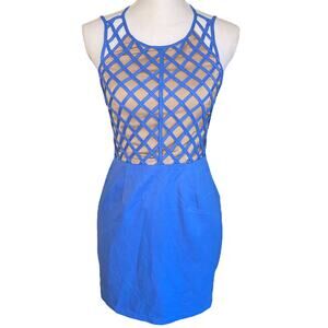 Finders Keepers Precious Memories Dress Amparo Blue Nude Women’s Small